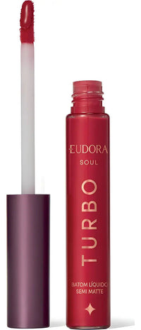 Imagem do Eudora Soul Turbo Batom Líquido Vermelho Turbinado Semi Mate