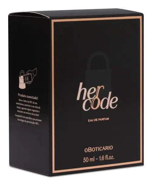 Her Code Eau de Parfum Feminino 50ml O Boticário