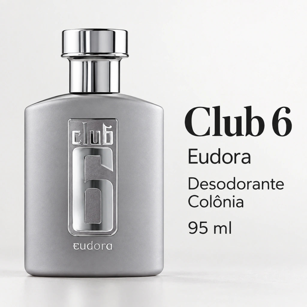 Club 6 Desodorante Colônia 95ml Eudora