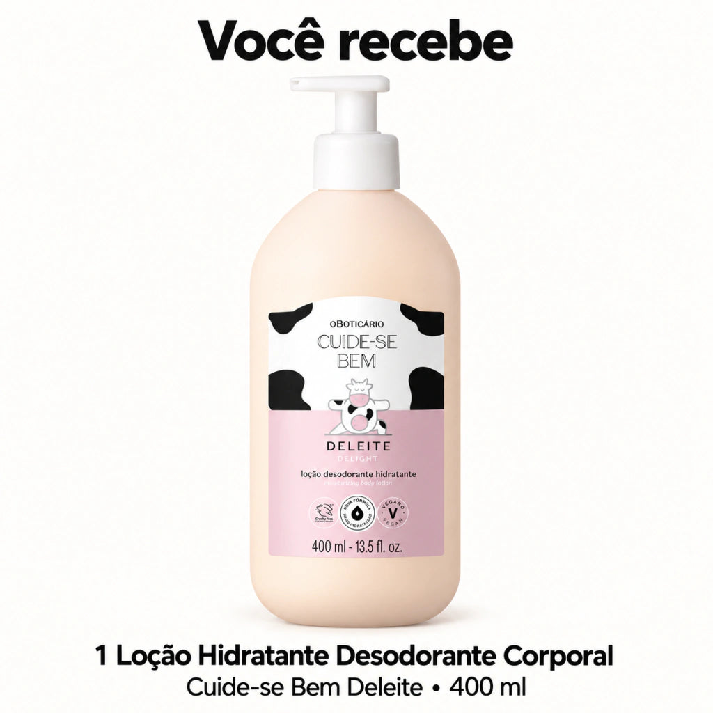 Imagem do Loção Hidratante Desodorante Corporal Cuide-Se Bem Deleite 400Ml