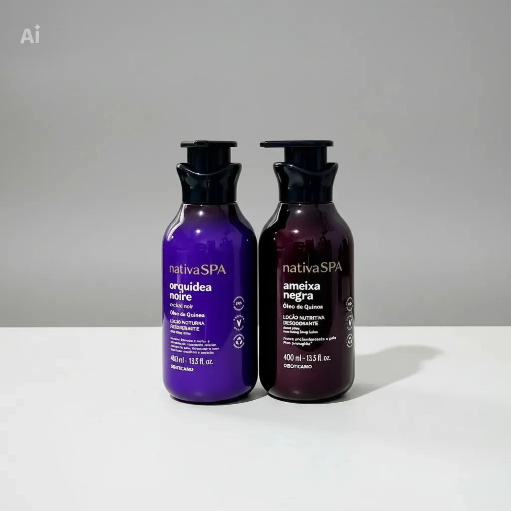 Kit Nativaspa Loção Ameixa Negra + Orquídea Noire Boticário