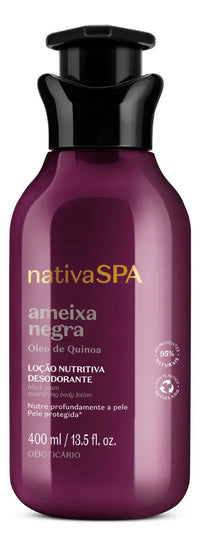 Loção Hidratante Desodorante Corporal Nativa Spa Ameixa Negra O Boticário 400ml