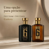 Kit Club 6 Voyage + Cassino Colônia 95ml Eudora - loja online