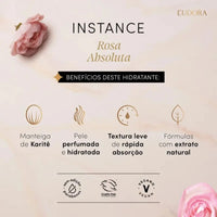 Eudora Instance Rosa Absoluta Creme Hidratante Corpo 400ml - loja online