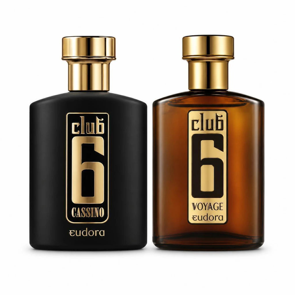 Kit Club 6 Voyage + Cassino Colônia 95ml Eudora