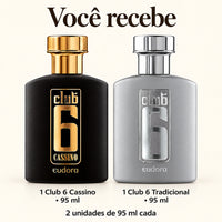 Imagem do Kit Club 6 Cassino + Tradicional Colônia 95ml Eudora