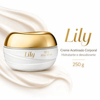 Creme Acetinado Hidratante Desodorante Corporal Lily 250G