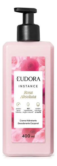 Eudora Instance Rosa Absoluta Creme Hidratante Corpo 400ml