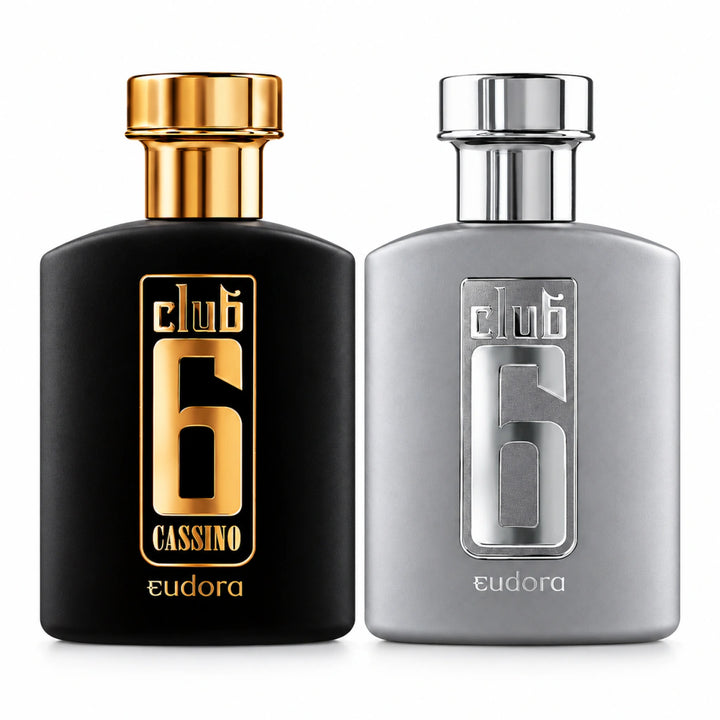 Kit Club 6 Cassino + Tradicional Colônia 95ml Eudora