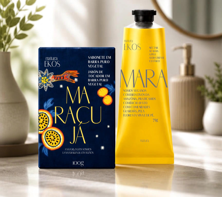 Kit Natura Ekos Maracujá Sabonete + Néctar para Mãos na internet