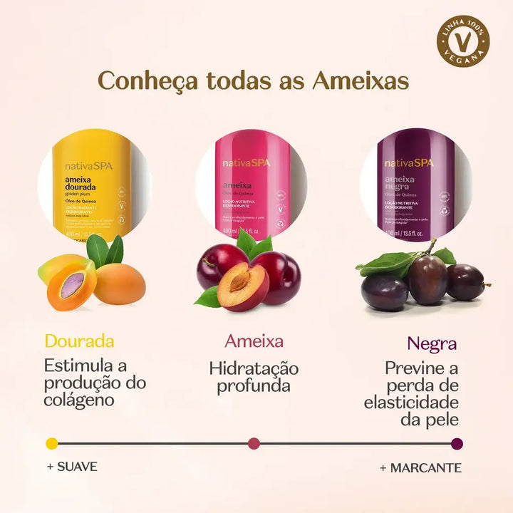 Loção Hidratante Nativa SPA Ameixa Negra 400ml - comprar online