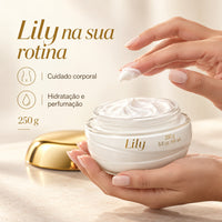Creme Acetinado Hidratante Desodorante Corporal Lily 250G - loja online