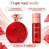 Kit Floratta Red Colônia 75ml Body Spray 100ml O Boticário - loja online