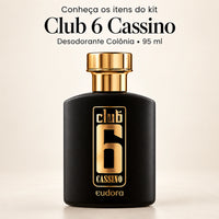 Kit Club 6 Cassino + Tradicional Colônia 95ml Eudora na internet