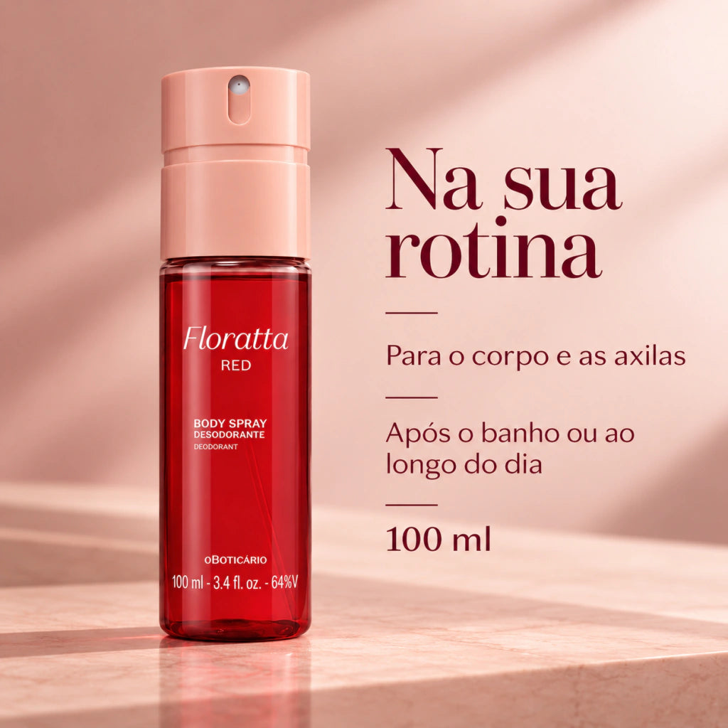 Imagem do Body Spray Desodorante Floratta Red 100ml