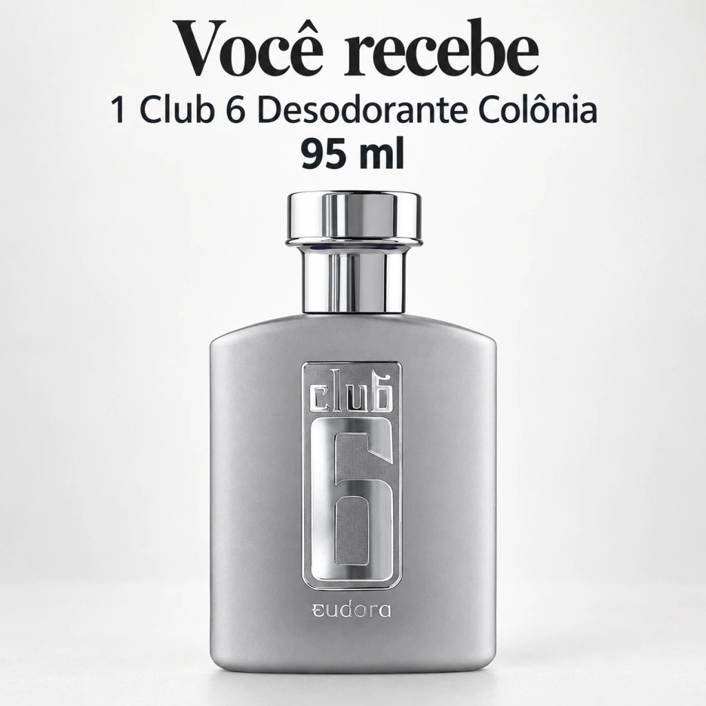 Imagem do Club 6 Desodorante Colônia 95ml Eudora