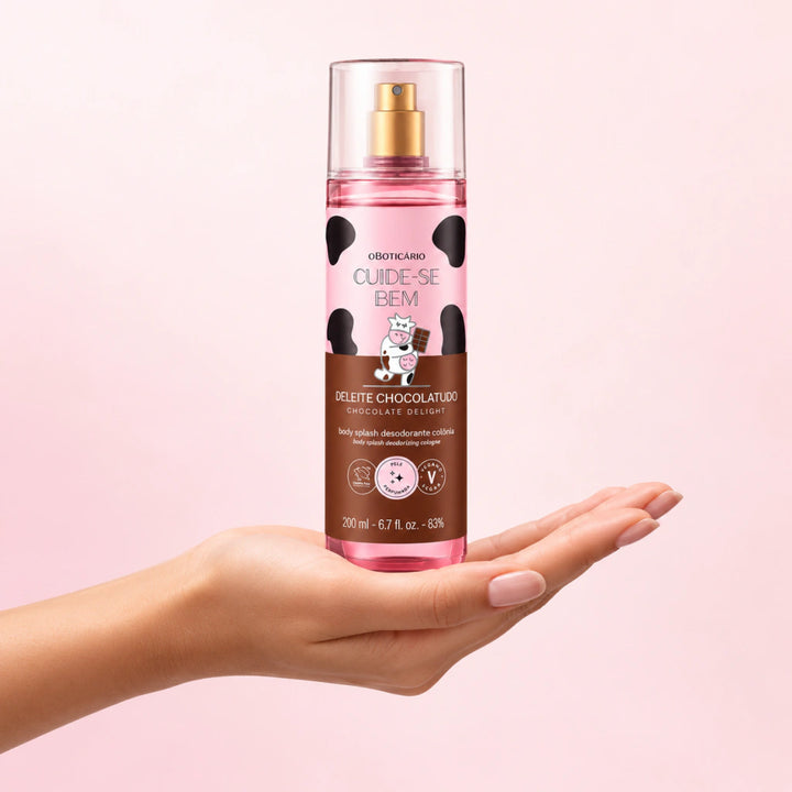 Body Splash Deleite Chocolatudo 200ml O Boticário - comprar online