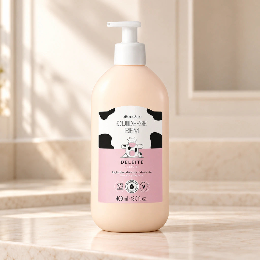 Loção Hidratante Desodorante Corporal Cuide-Se Bem Deleite 400Ml - comprar online