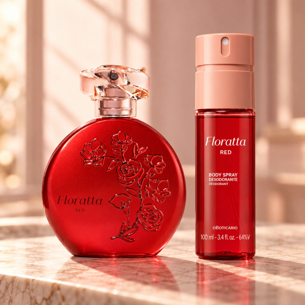 Kit Floratta Red Colônia 75ml Body Spray 100ml O Boticário na internet