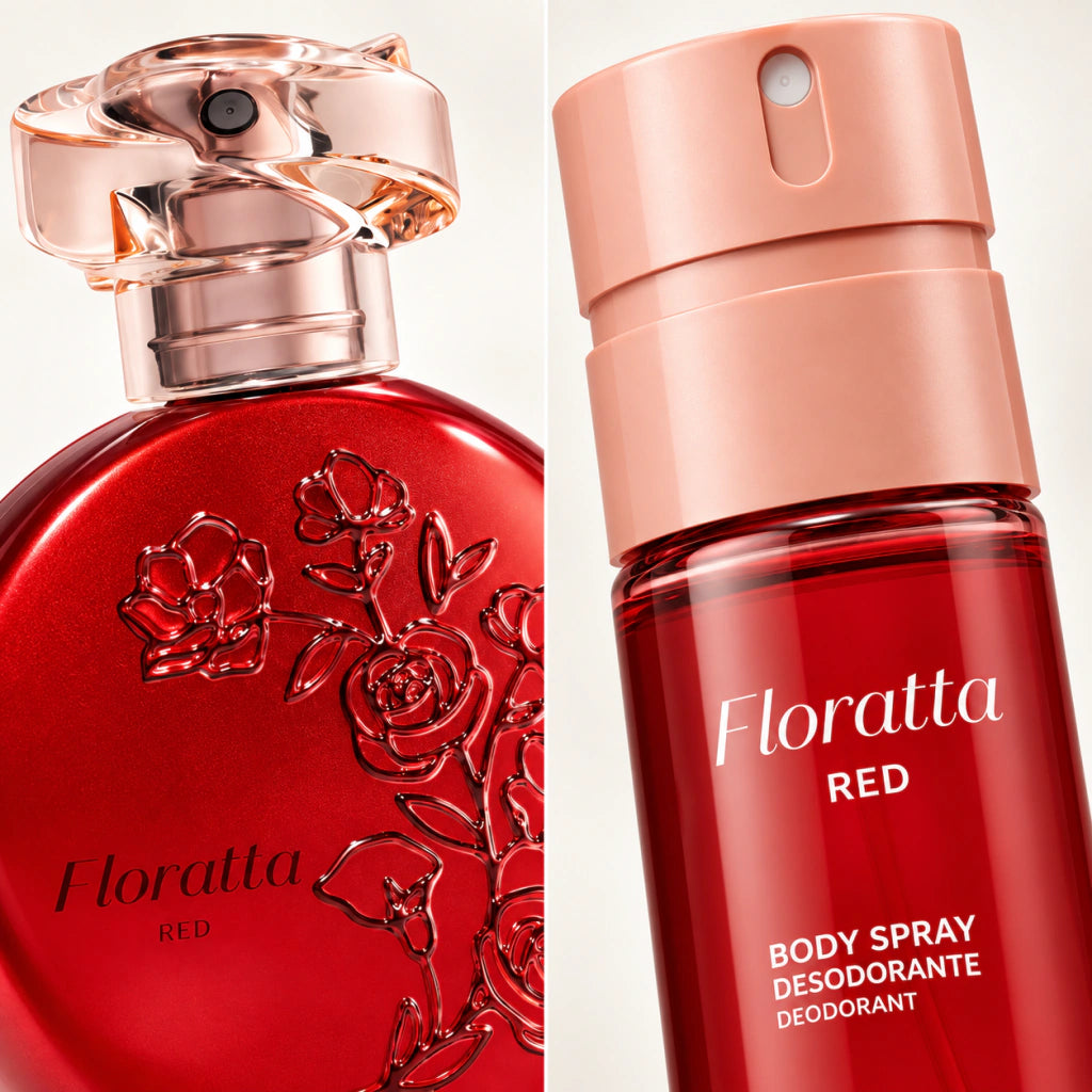 Kit Floratta Red Colônia 75ml Body Spray 100ml O Boticário - comprar online