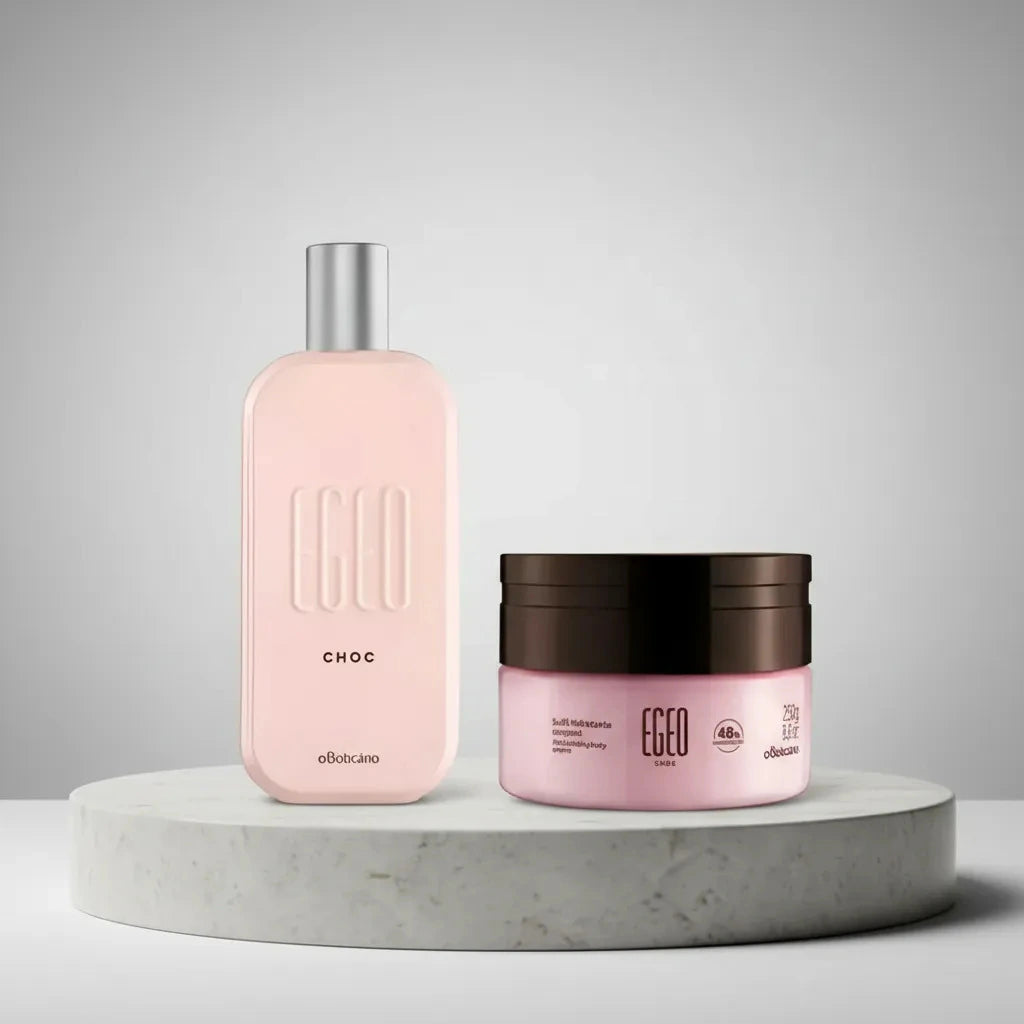 Kit Presente Colônia Egeo Choc + Suflê Hidratante Corporal