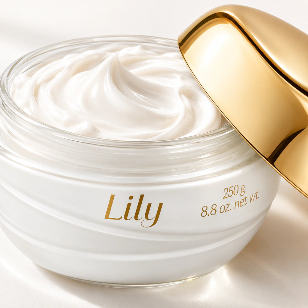 Creme Acetinado Hidratante Desodorante Corporal Lily 250G na internet
