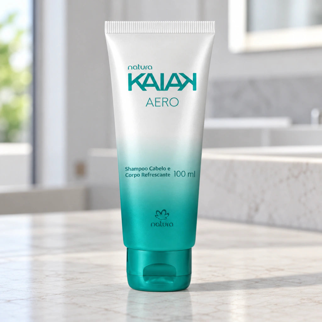 Shampoo Cabelo e Corpo Masculino Natura Kaiak Aero 100 ml - comprar online