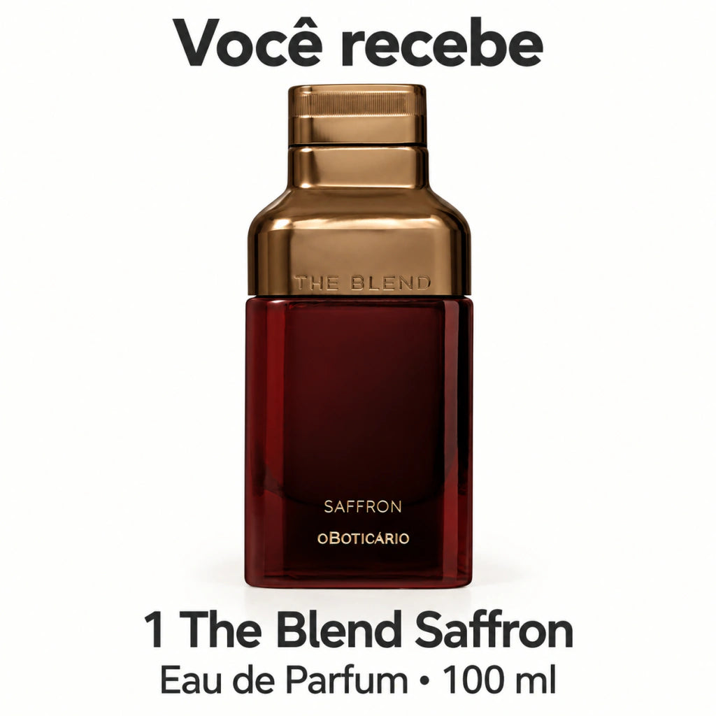 Imagem do The Blend Saffron Eau De Parfum Masculino O Boticário 100ml