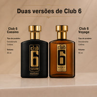 Kit Club 6 Voyage + Cassino Colônia 95ml Eudora