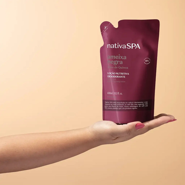 Refil Loção Nativa SPA Ameixa Negra 350ml O Boticário