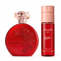 Kit Floratta Red Colônia 75ml Body Spray 100ml O Boticário