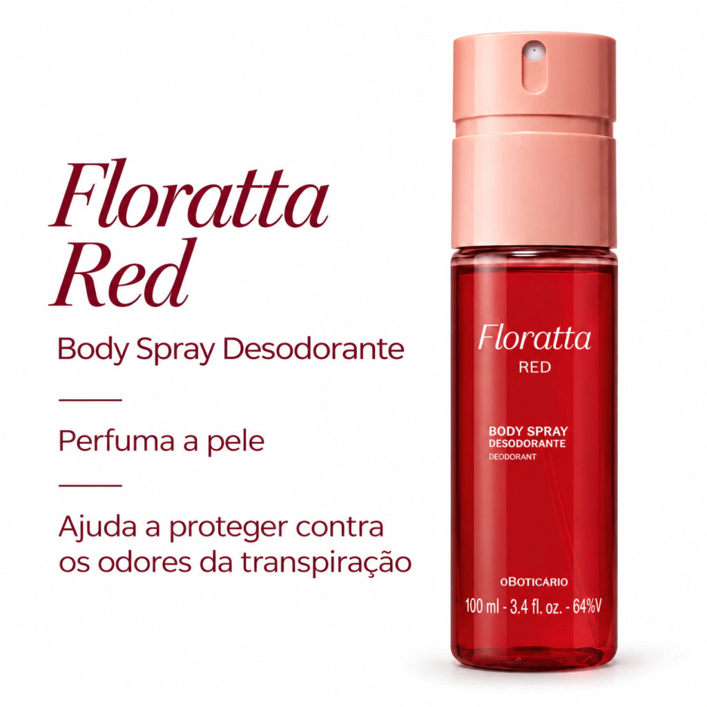 Body Spray Desodorante Floratta Red 100ml