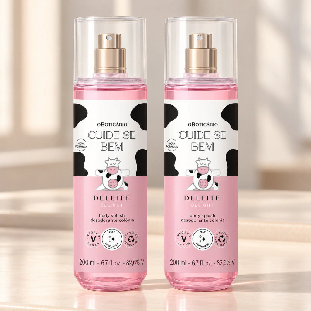 Boticário Body Splash Cuide-se Bem Deleite 200ml (2 Itens) Feminino - comprar online